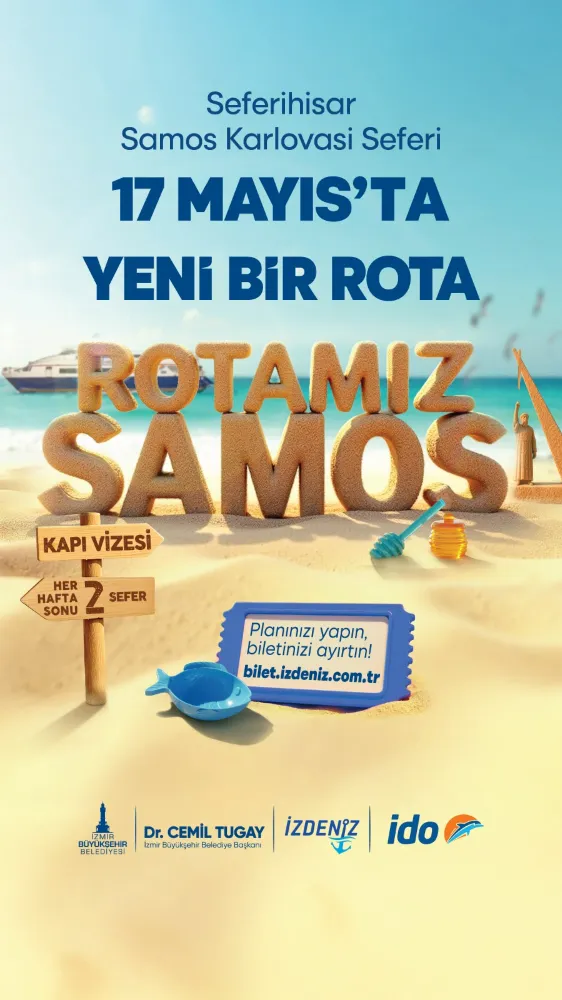 Seferihisar Samos seferleri 17 Mayıs’ta başlıyor