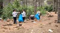 Kepez Belediyesi ve öğrencilerden anlamlı çevre temizliği