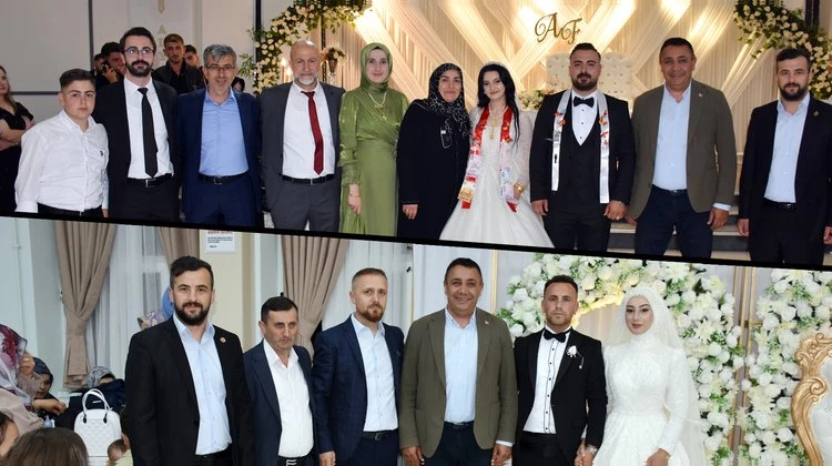 BAŞKANIMIZ, DÜĞÜN TÖRENİNE KATILIM SAĞLADI