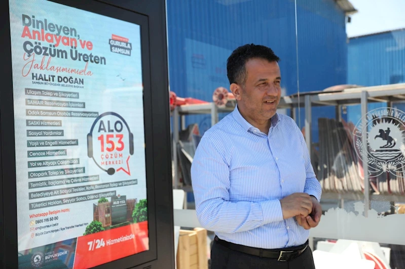 SAMSUN’DA DİJİTAL DURAK DÖNEMİ BAŞLIYOR