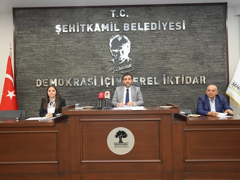 ŞEHİTKAMİL BELEDİYESİ HAZİRAN AYI MECLİS TOPLANTISI TAMAMLANDI