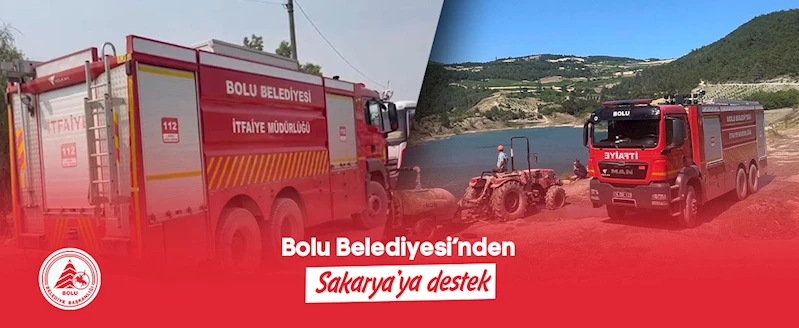 Bolu Belediyesi’nden Sakarya’ya destek