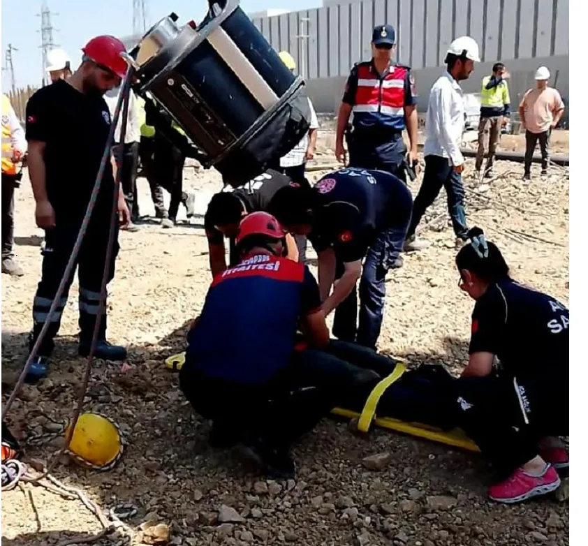 İzmir İtfaiyesi kuyuya düşen yurttaşı kurtardı