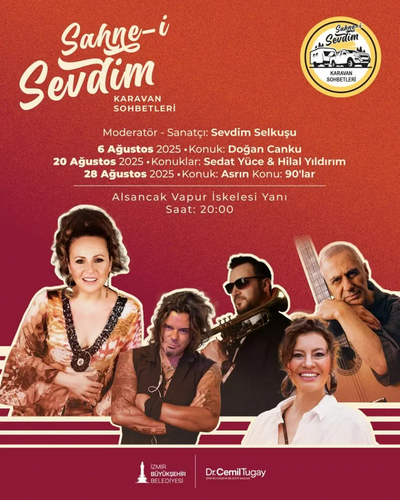 İzmir Büyükşehir Belediyesi’nden ağustos ayında dopdolu kültür sanat programı