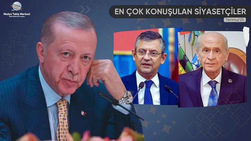 Temmuz 2025’te En Çok Konuşulan Siyasetçiler