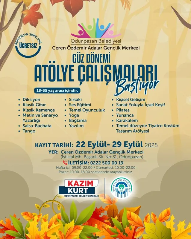 ODUNPAZARI BELEDİYESİ’NDEN GENÇLERE YENİ UFUKLAR