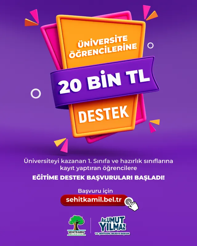 BAŞKAN YILMAZ’DAN ÜNİVERSİTELİ ÖĞRENCİLERE BURS MÜJDESİ