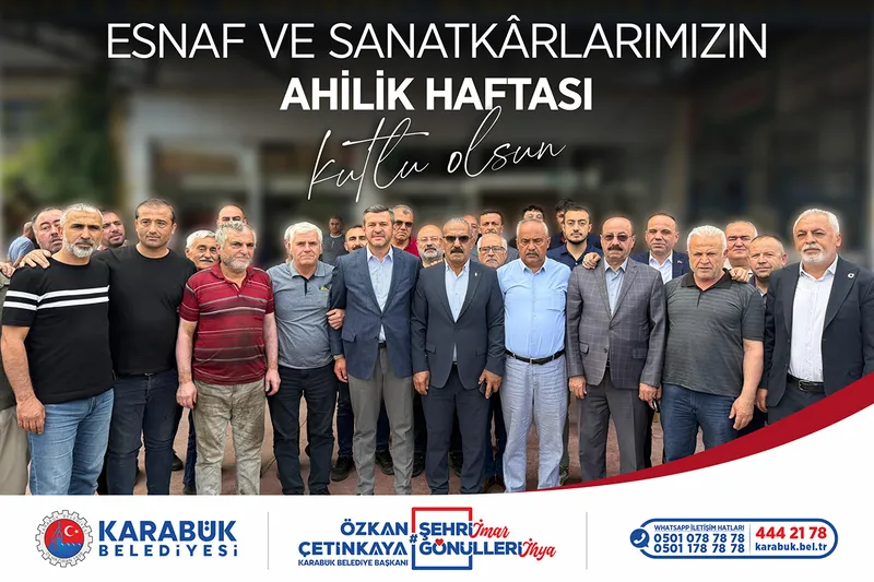 Başkan Çetinkaya’dan Ahilik Haftası Mesajı