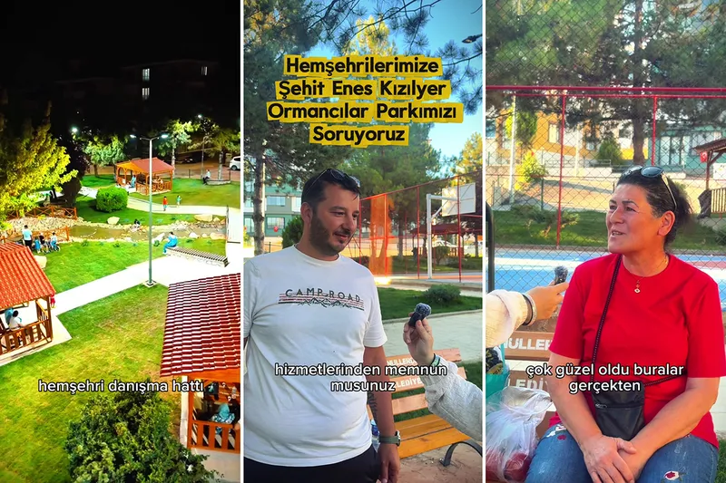 Hemşehrilerimize Şehit Enes Kızılyer Ormancılar Parkımızı Sorduk