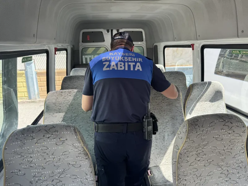 Büyükşehir Zabıta’dan Okul Servislerine Yönelik Denetim