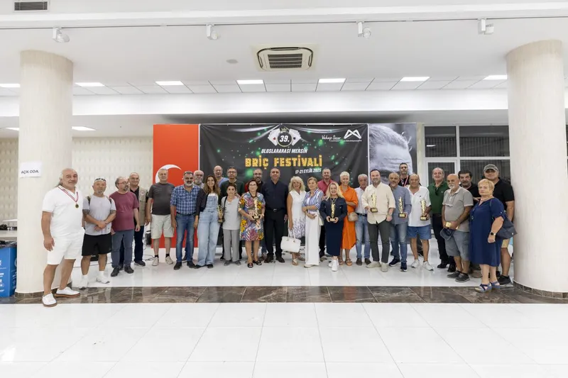 39. Uluslararası Mersin Briç Festivali Sona Erdi