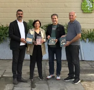 Eşbaşkan Hatun, Barcelona’da sanatçılarla görüştü