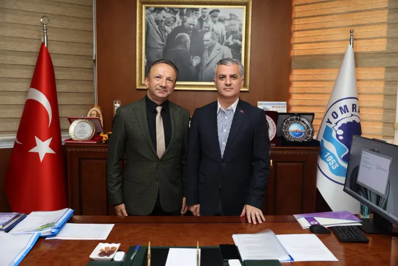 TMMOB İÇ MİMARLAR ODASI TRABZON YÖNETİMİNDEN BAŞKANIMIZA MAKAMINDA ZİYARET