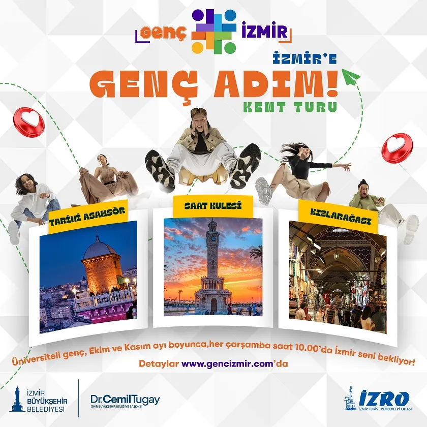 Üniversiteliler İzmir’i “Genç Adım” ile tanıyacak