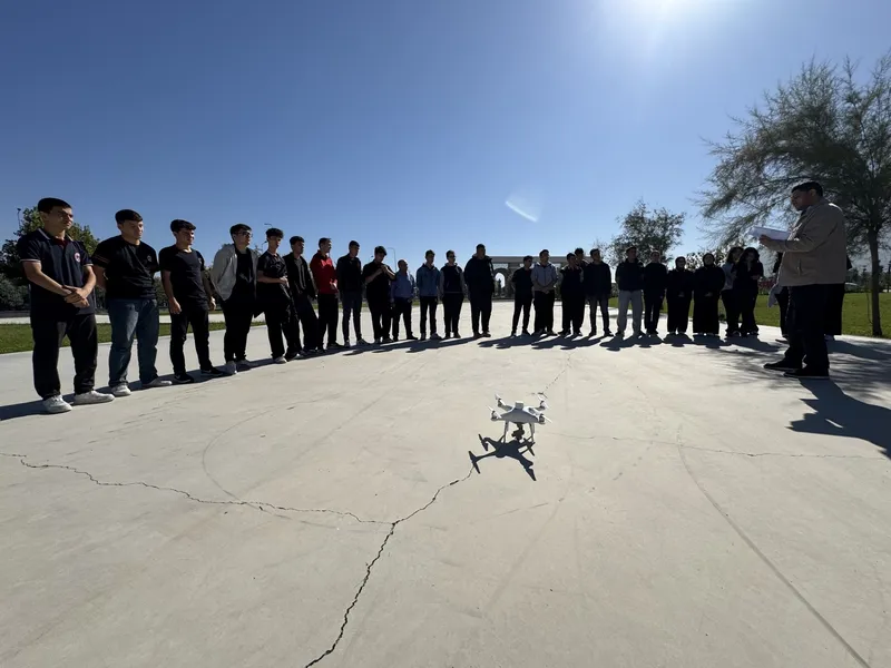 Büyükşehir’den Harita Tapu Kadastro Alanı Öğrencilerine Drone Teknolojileri ve CBS Eğitimi