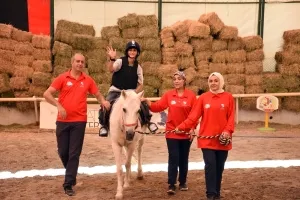 Engellilere atla terapi desteği