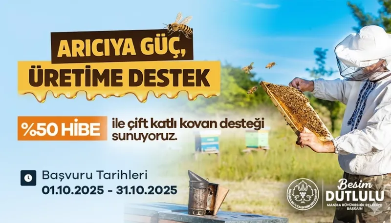 Büyükşehir’den Üreticilere Yüzde 50 Hibeli Kovan Desteği