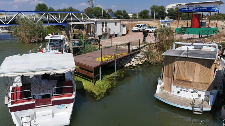 Büyükşehir’in 8. Gemi Atık Alım Tesisi Serik’te hizmete girdi