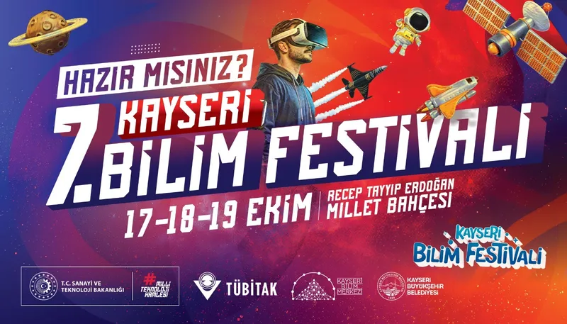 Büyükşehir’in, Nefes Kesecek Kayseri 7’nci Bilim Festivali Kapılarını Aralıyor