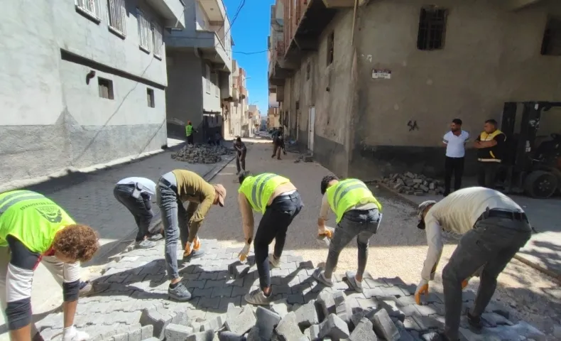 EYYÜBİYE’DE ÜST YAPI SEFERBERLİĞİ DEVAM EDİYOR