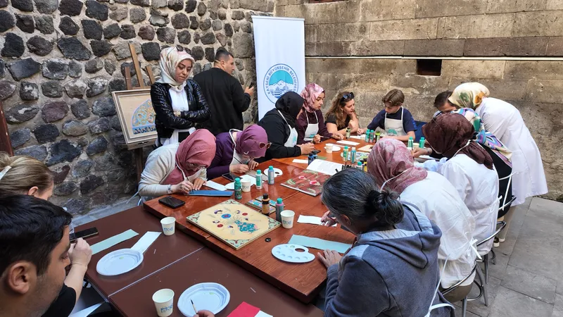 Büyükşehir KAYMEK, Edirnekâri Etkinliğinde Vatandaşları Sanatla Buluşturdu